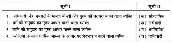 NCERT Solutions for Class 10 Social Science Civics Chapter 4 (Hindi Medium) 1